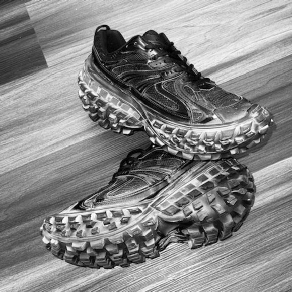 Balenciaga Defender Mesh and Rubber Sneakers - Picture 3 of 3